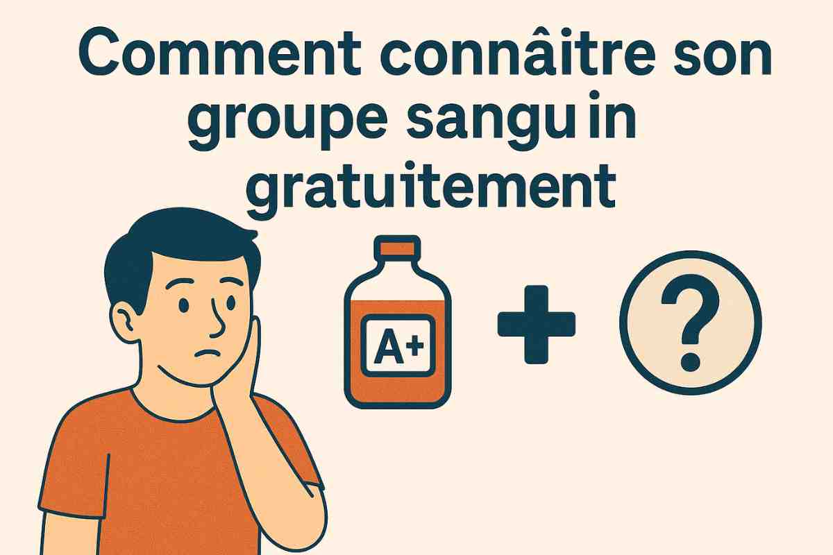 Top 5 méthodes gratuites pour connaître votre groupe sanguin