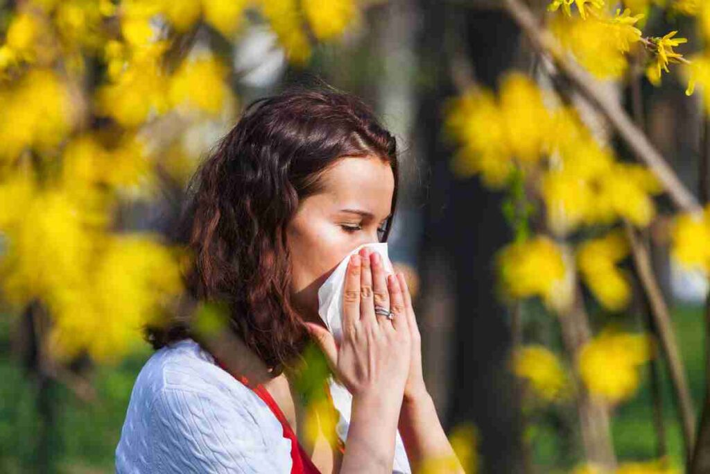 symptômes d'allergie au pollen
