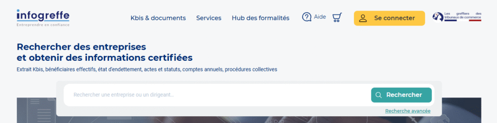 Comment savoir si une entreprise est en liquidation judiciaire avec infogreffe