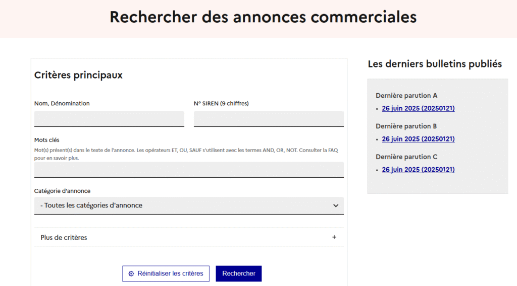 Comment savoir si une entreprise est en liquidation judiciaire avec le bodacc